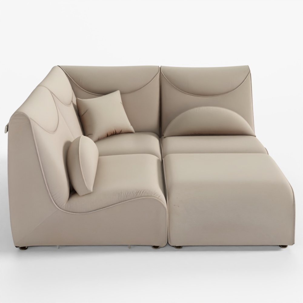 Ghế Sofa Vải Zenweave Bán Tròn 2 Người Jakomo Bricks Modular