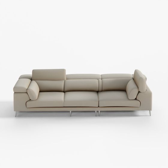 Jakomo Bacchio 4 人座功能性天然皮革沙發