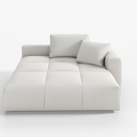 Jakomo Mont Module D 1-Seater Square Corner Sofa in Zenweave Fabric