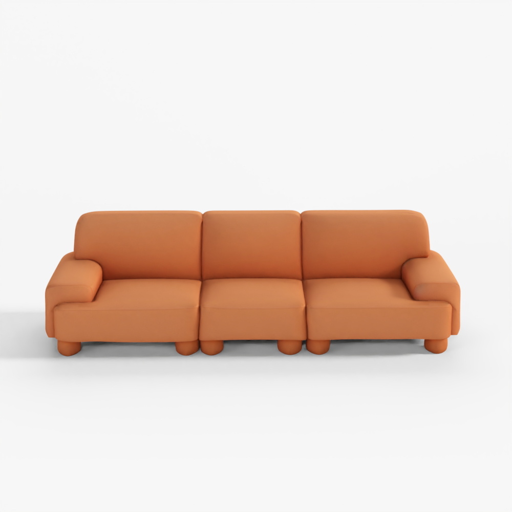 Jakomo Onor 4-Person Povib Fabric Sofa