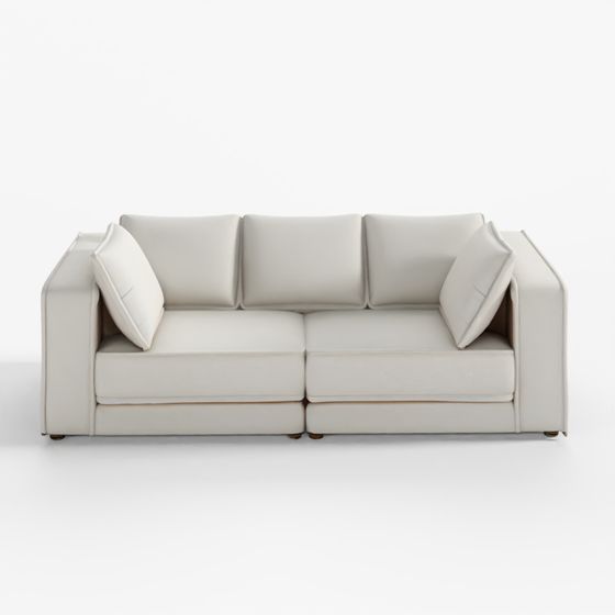 Jakomo Lamud 3-Seater Zenweave Fabric Sofa