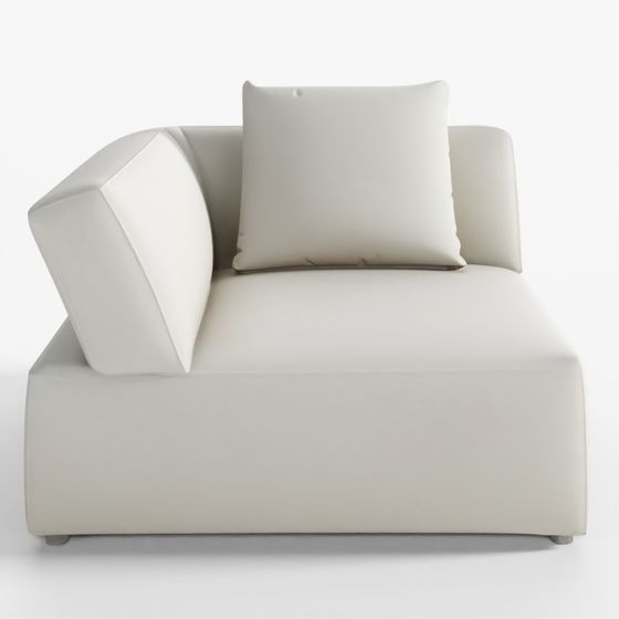 Jakomo 디올리 모듈 1인 한팔(우형) 젠위브 패브릭 소파