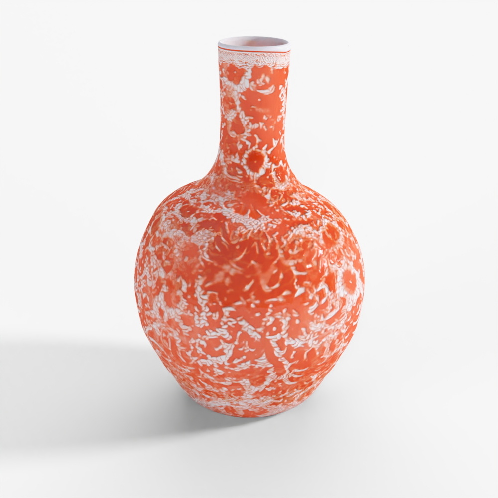 INDIGO Blue & White Porcelain Tianqiuping Dragon V