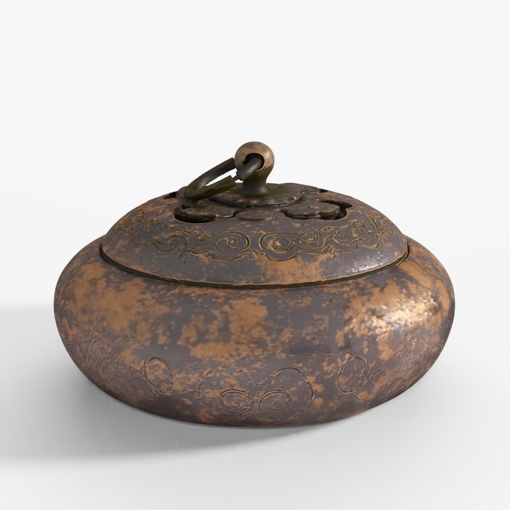 INDIGO Bronze Incense Censer Bowl