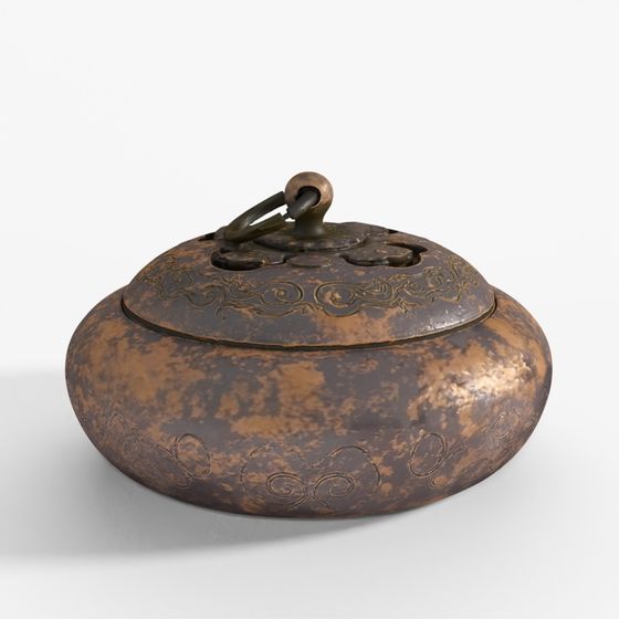 INDIGO Bronze Incense Censer Bowl