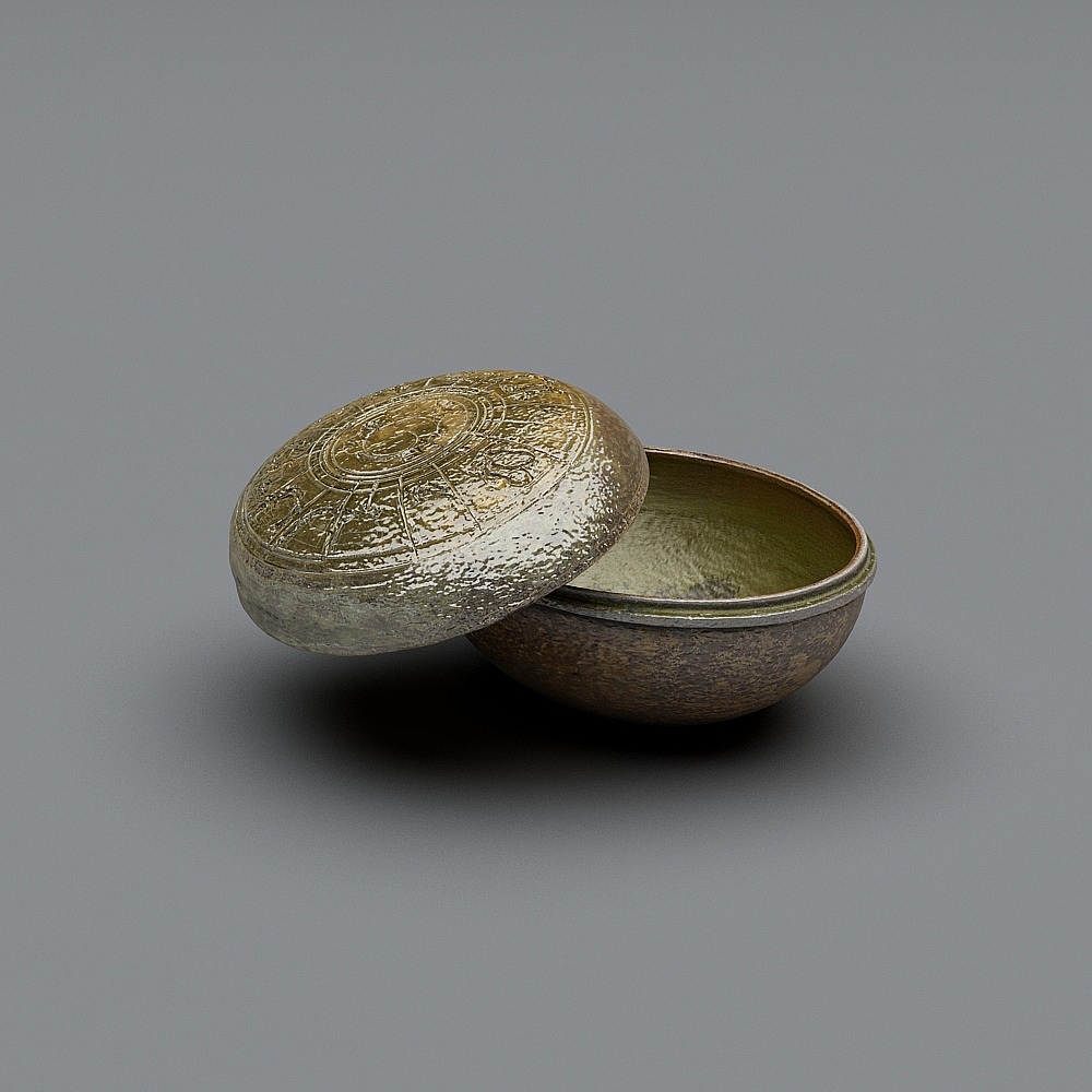 Scatola Portagioie Zodiacale in Bronzo Indigo