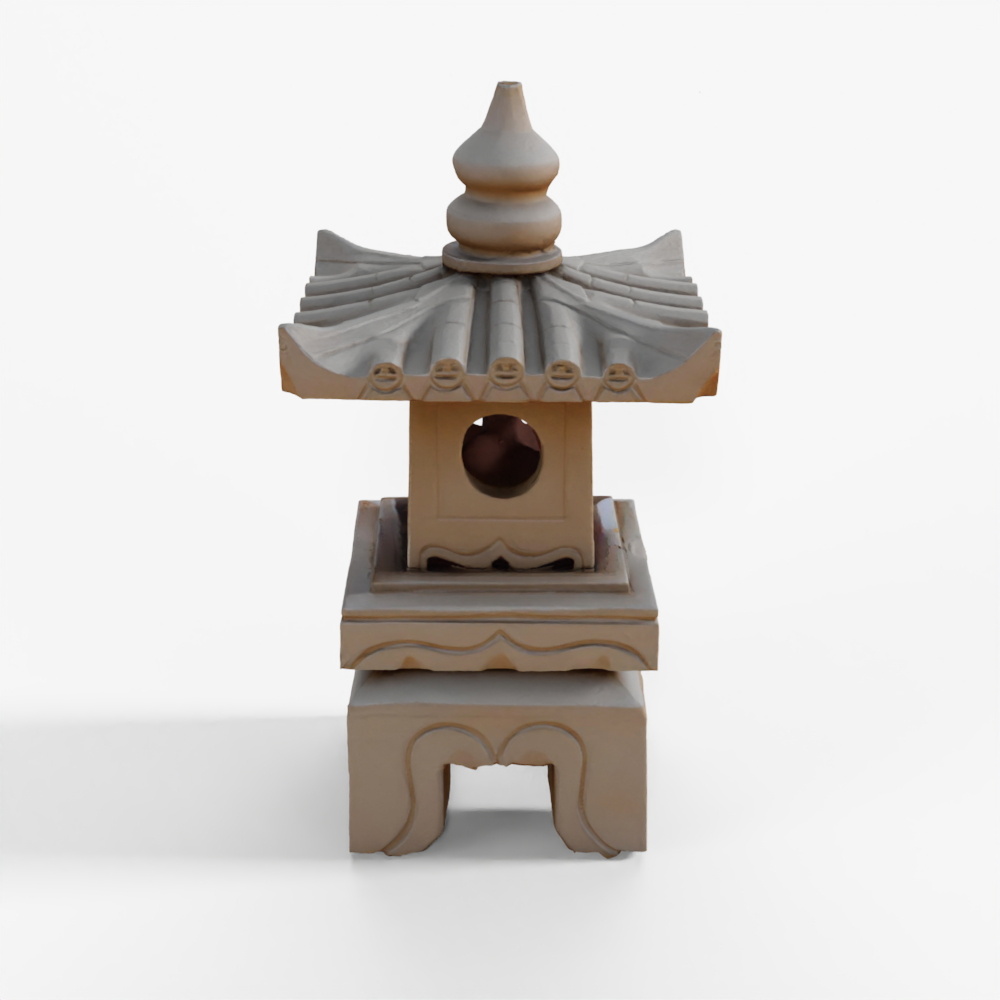 INDIGO Japanese Style Yukimi Stone Snow Lantern