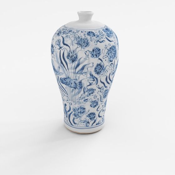 INDIGO Provincial Style Blue & White Porcelain Mei