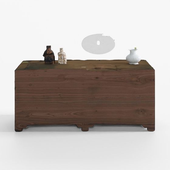 INDIGO Black Lacquered Sideboard From Shanxi - Ear