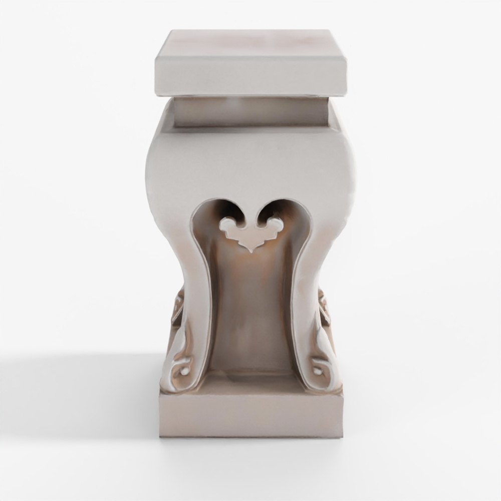 INDIGO Hand Carved Chinese Stone Plant Stand