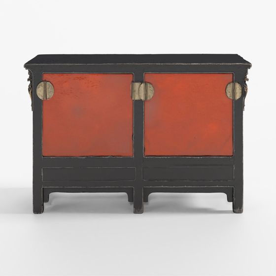 INDIGO Black Lacquer Sideboard From Shanxi - 18th Century