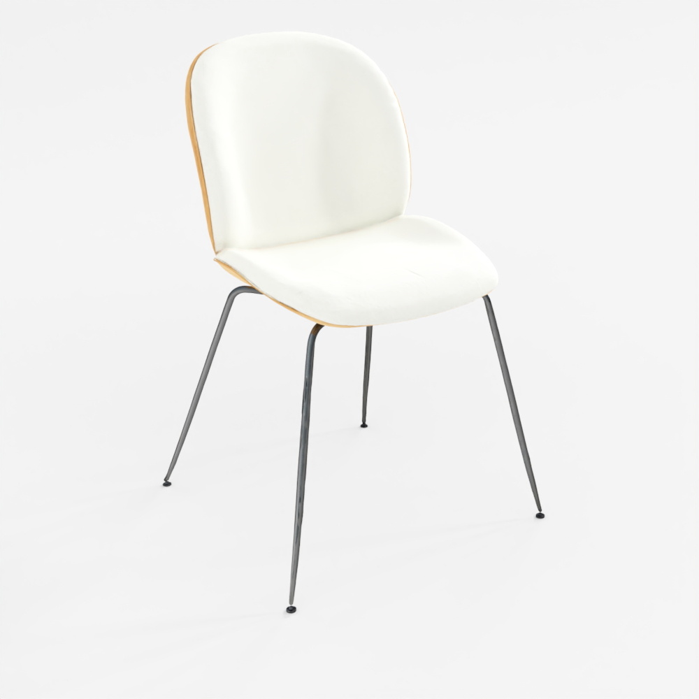 DWR 비틀 우드 쉘 다이닝 체어