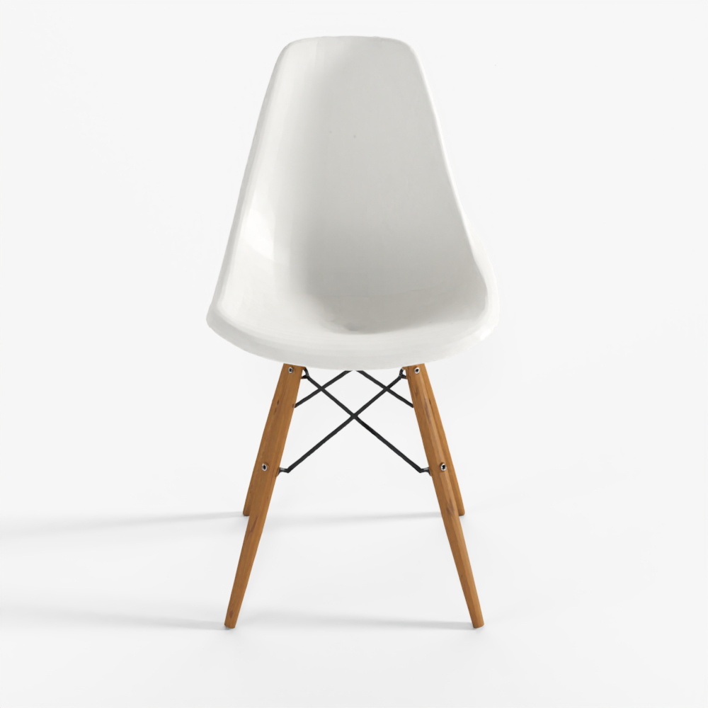 Боковой стул Eames из пластика