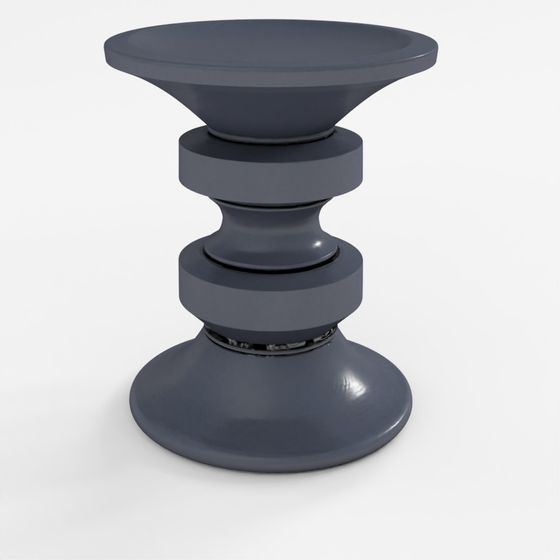 Eames Turned Stool.001