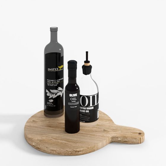 Cutting Board and Oils (2)