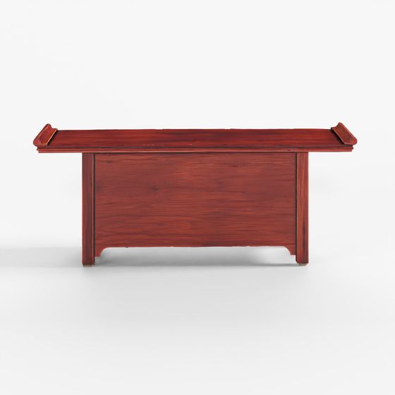 インディゴ 河北産 バーガンディ漆 サイドボード - 19世紀