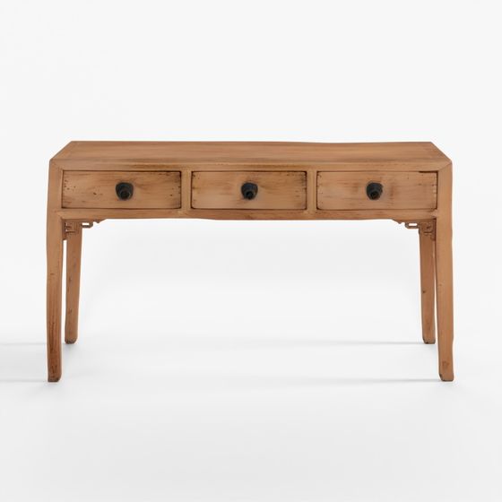 INDIGO Bleached Console Table from Shanxi - 19th Century