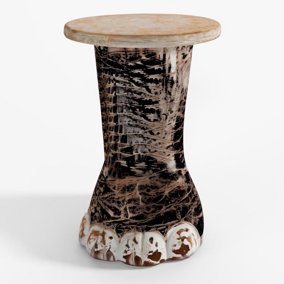 INDIGO Elephant Foot Side Table