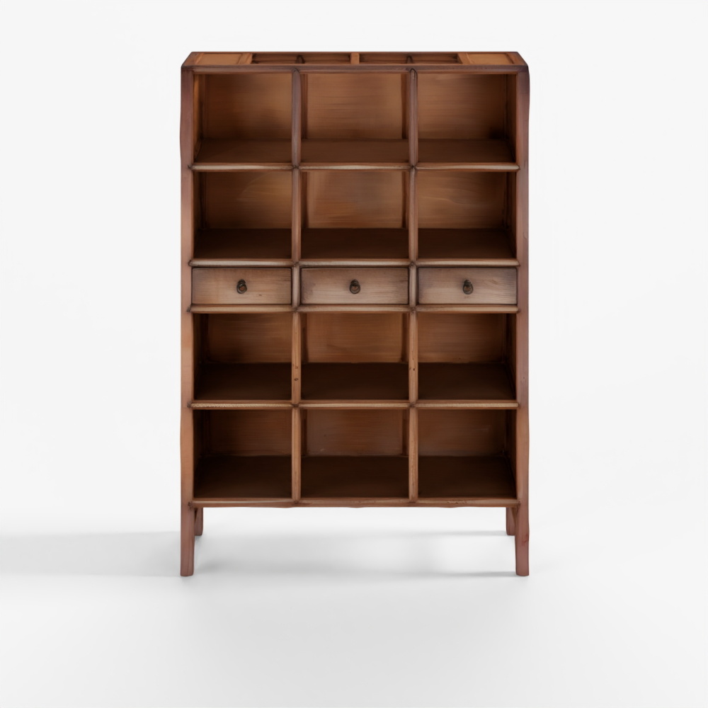 INDIGO Bleached Shelving Unit Made from Old Pine