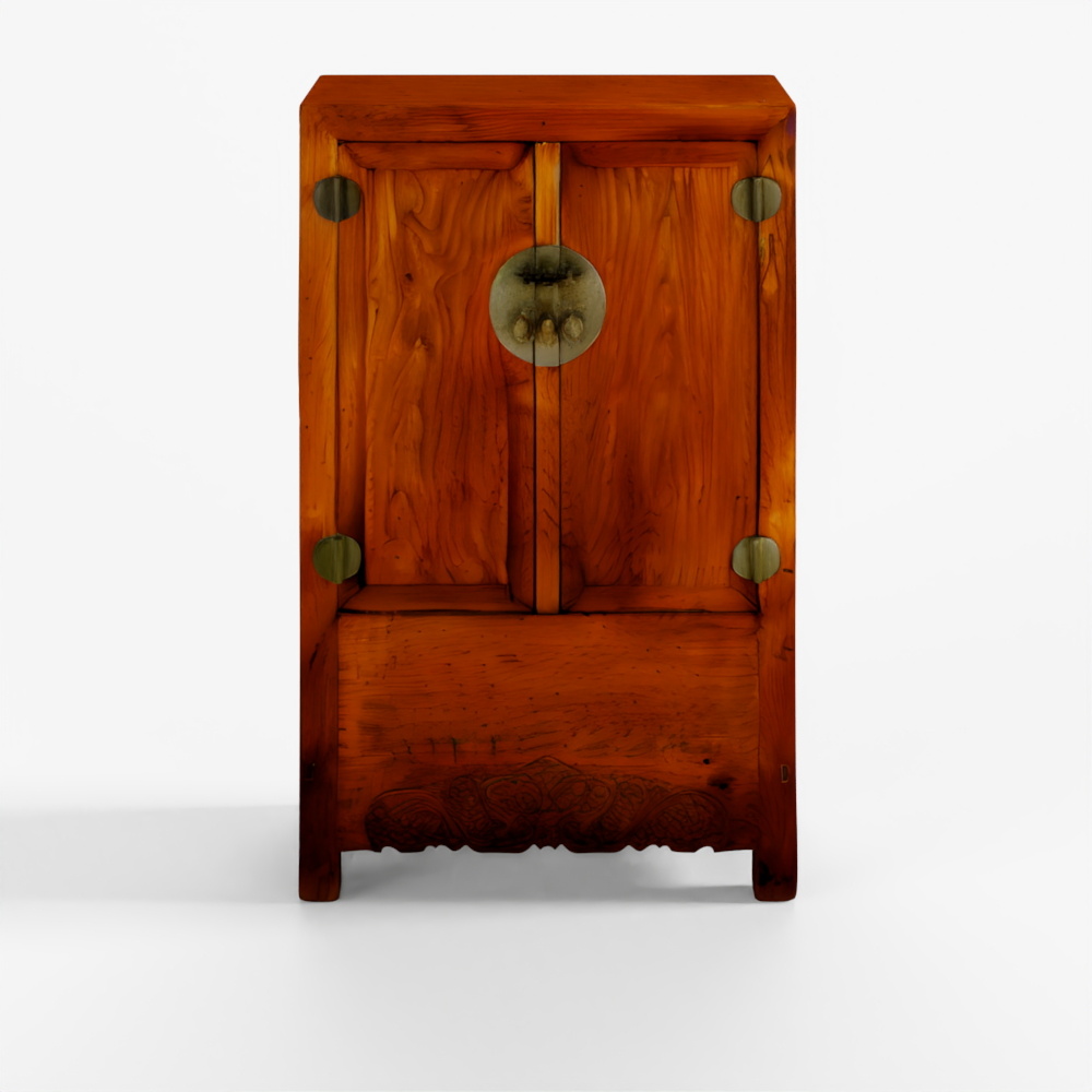 इंडिगो चीनी एल्म संयोजित कैबिनेट बीजिंग से - 19वीं