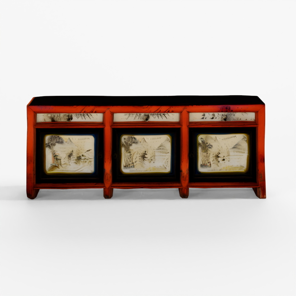 INDIGO Расписной буфет из Цинхая - около 1916 года