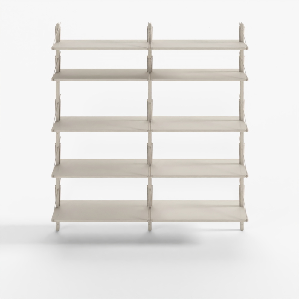 FRAMA シェルフ ライブラリーデスクセクション_ステンレススチール