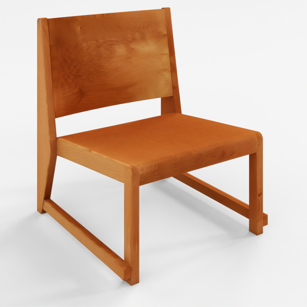 Sezione Doppia Mensola Libreria FRAMA _ Rovere Naturale