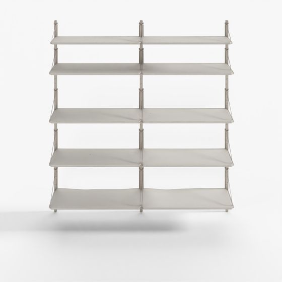 FRAMA シェルフ ライブラリーダブルセクション_ステンレス