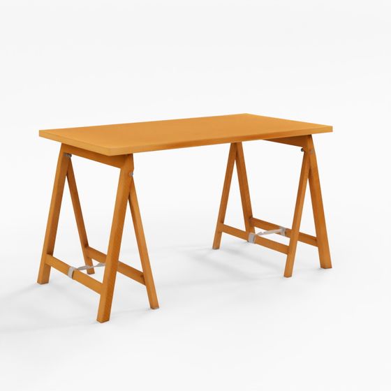 Sgabello da Bar FRAMA 01 - Betulla Marrone Caldo