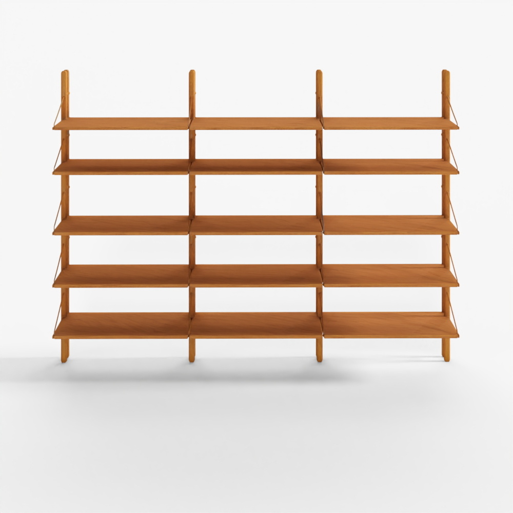 Section Additionnelle Bureau Étagère Bibliothèque FRAMA _ Naturel