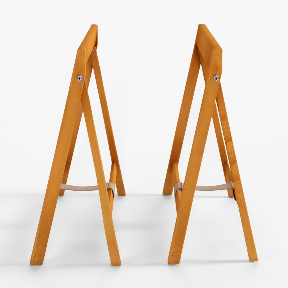 Estante Soporte FRAMA - Pino Marrón Cálido - Pequeño