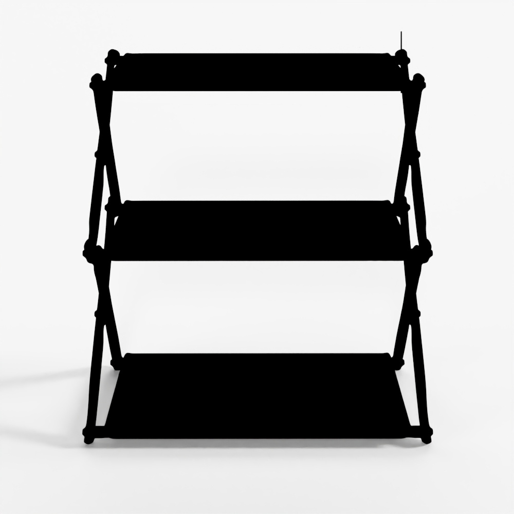 Nitori Three-Tier Rack with Storage Bag