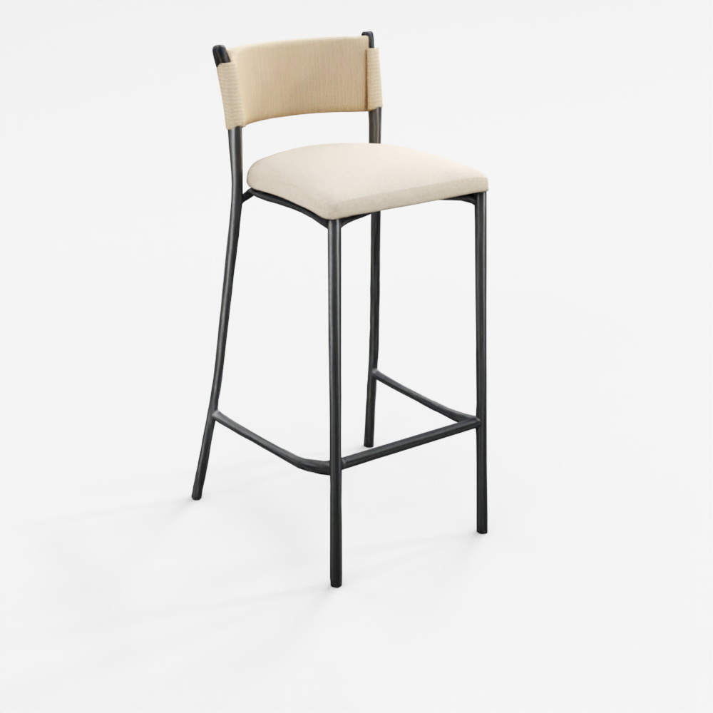 Cane Counter Stool Meadow Blue