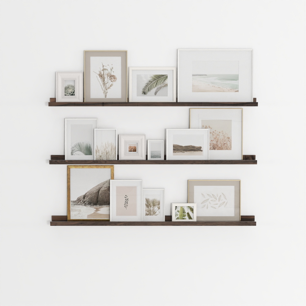 Shelf Set with Photo Frames