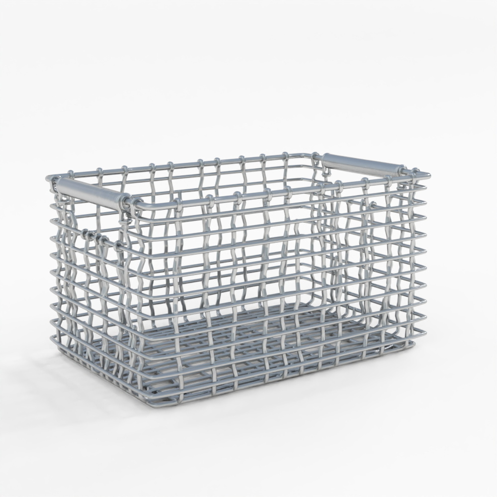 柯博手工長方形鐵絲籃