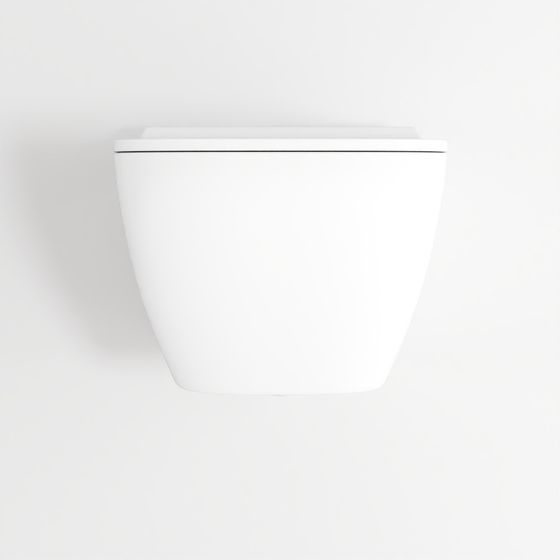 SOLO Rimless Wall-mounted Toilet Without Rim, Volle 13-55-111