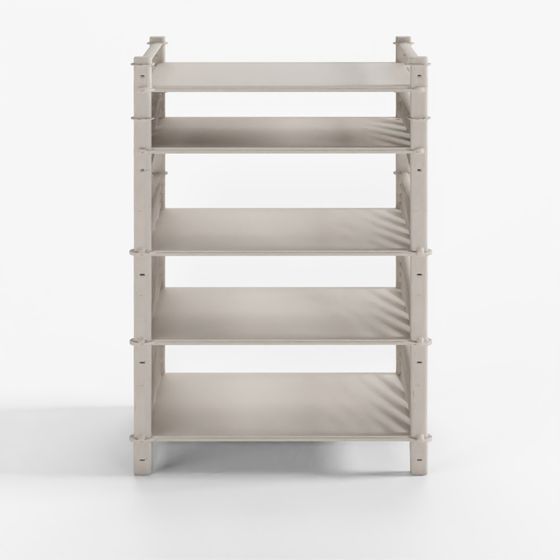 FRAMA Shelf Library Desk Section - Natural Oak - H