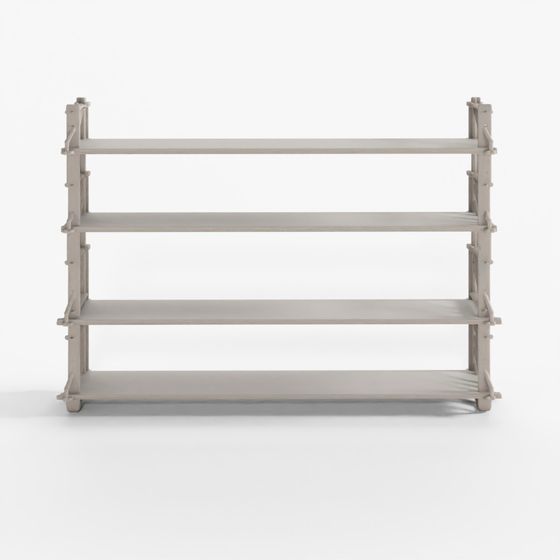 FRAMA Shelf Library Double Section - Natural Oak