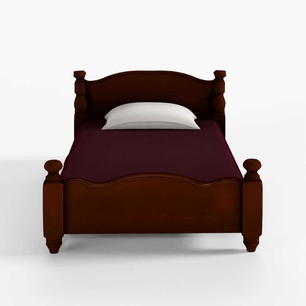 Vintage Classic Single Bed 3D Model
