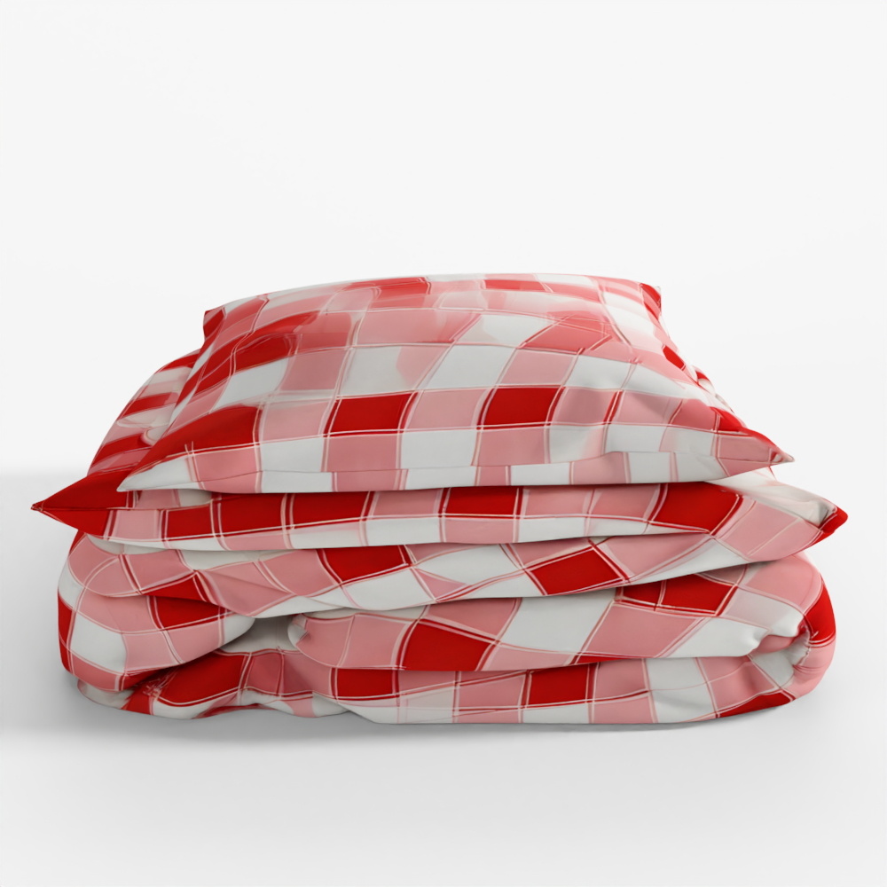 Duvet with Pillow 3D Model Blanket