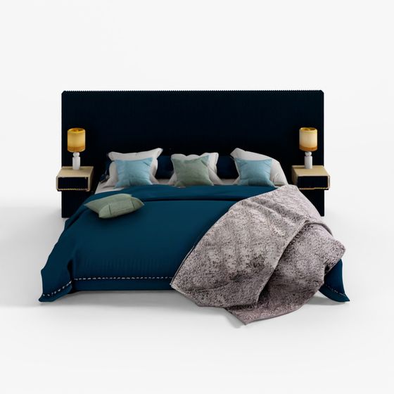 Modern Bed 9 3D