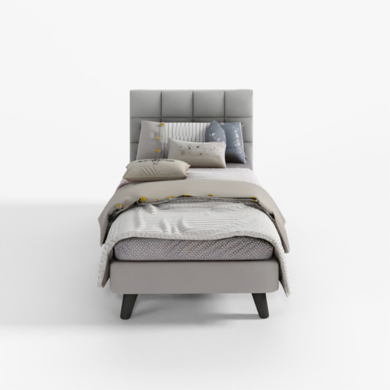 OGGIONI Single Bed 3D Model
