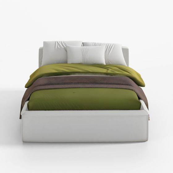 Loft Double Bed 3D Model