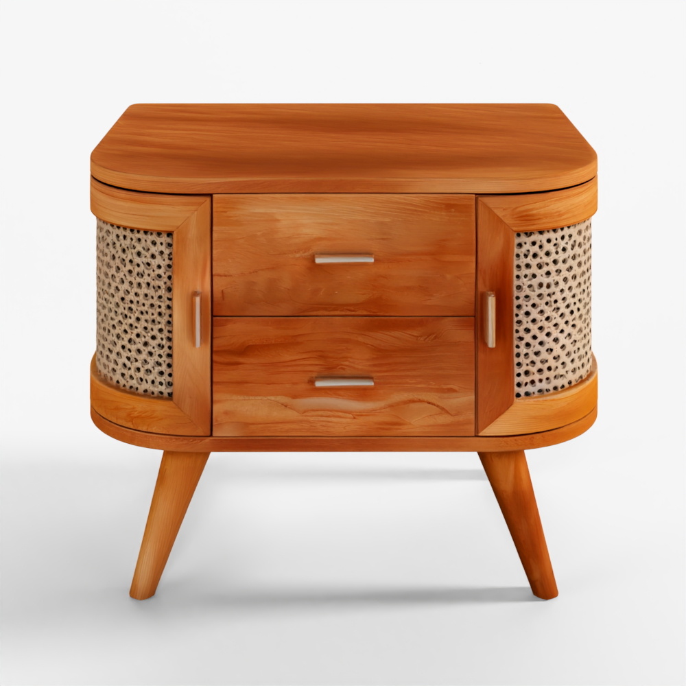 Retro Nightstand 3D Model