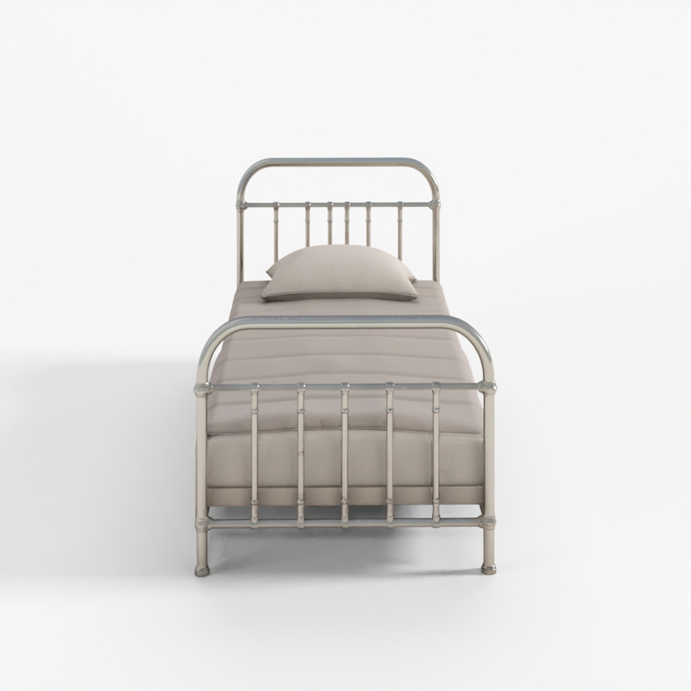 Old Metal Bed 3D Asset