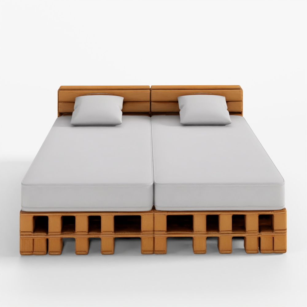 Pallet Bed 3D Model