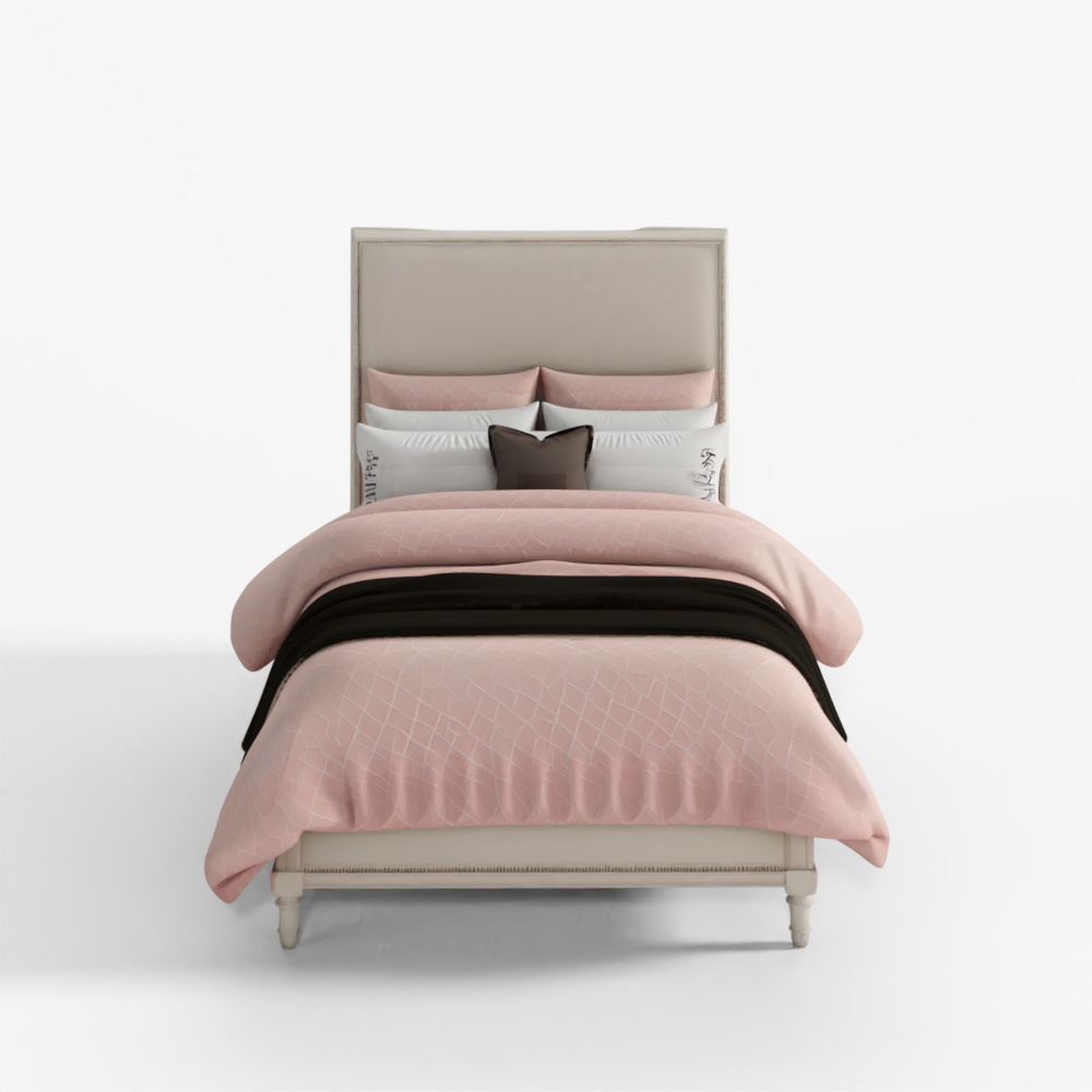 Maelin Upholstered Bed Pillow 3D