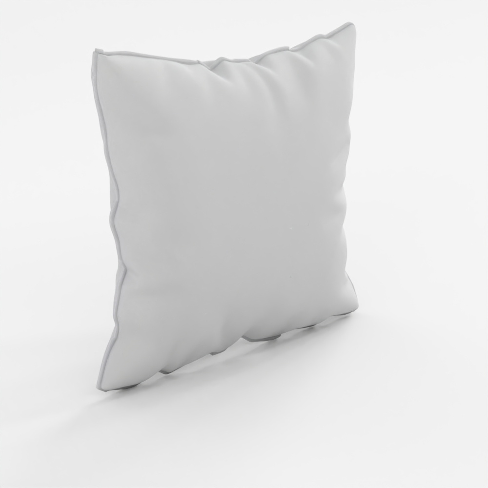 3D Piped Pillow 3