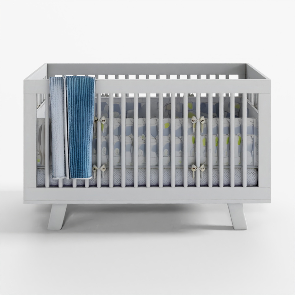 Baby Bed 3D Model Hudson Crib