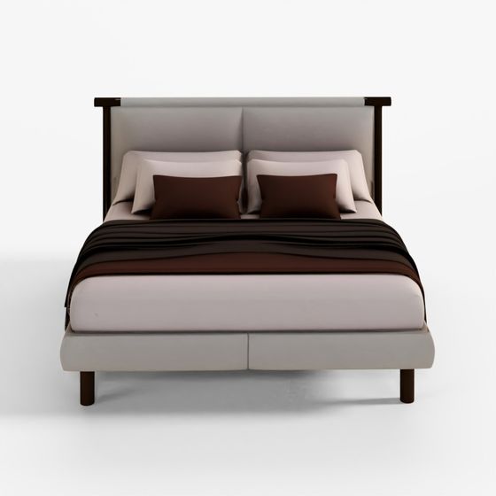 Bed - Interior Bed - Pillow - Mattress - Modern 3D